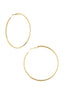Medium basic hoops - gold