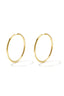 Medium hoop earrings