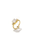 Elegant Minimalist Rhinestone Ring, Adjustable Fit