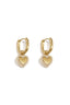 Stylish Heart-Shaped Drop Earrings for Everyday Glam