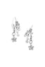 Elegant Sea Shell Drop Earrings in Silver & Gold