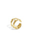 Anillo doble texturizado
