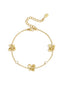 Elegant Flower Charm Bracelet for Everyday Sparkle
