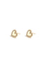 Stylish Heart-Shaped Zircon Stud Earrings for Everyday Wear