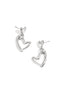 Elegant Heart-Shaped Drop Earrings for Women