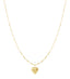 Collares colgantes de acero inoxidable Corazón Casual Diario