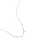Elegant Gold Color Zircon Pendant Necklace for Daily Wear