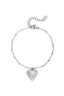 Elegant Heart Charm Bracelet for Daily Wear