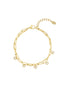 Elegant 14K Gold Plated Charm Bracelet for Women