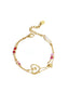Elegant Multi-Layered Gold Charm Bracelet for Women