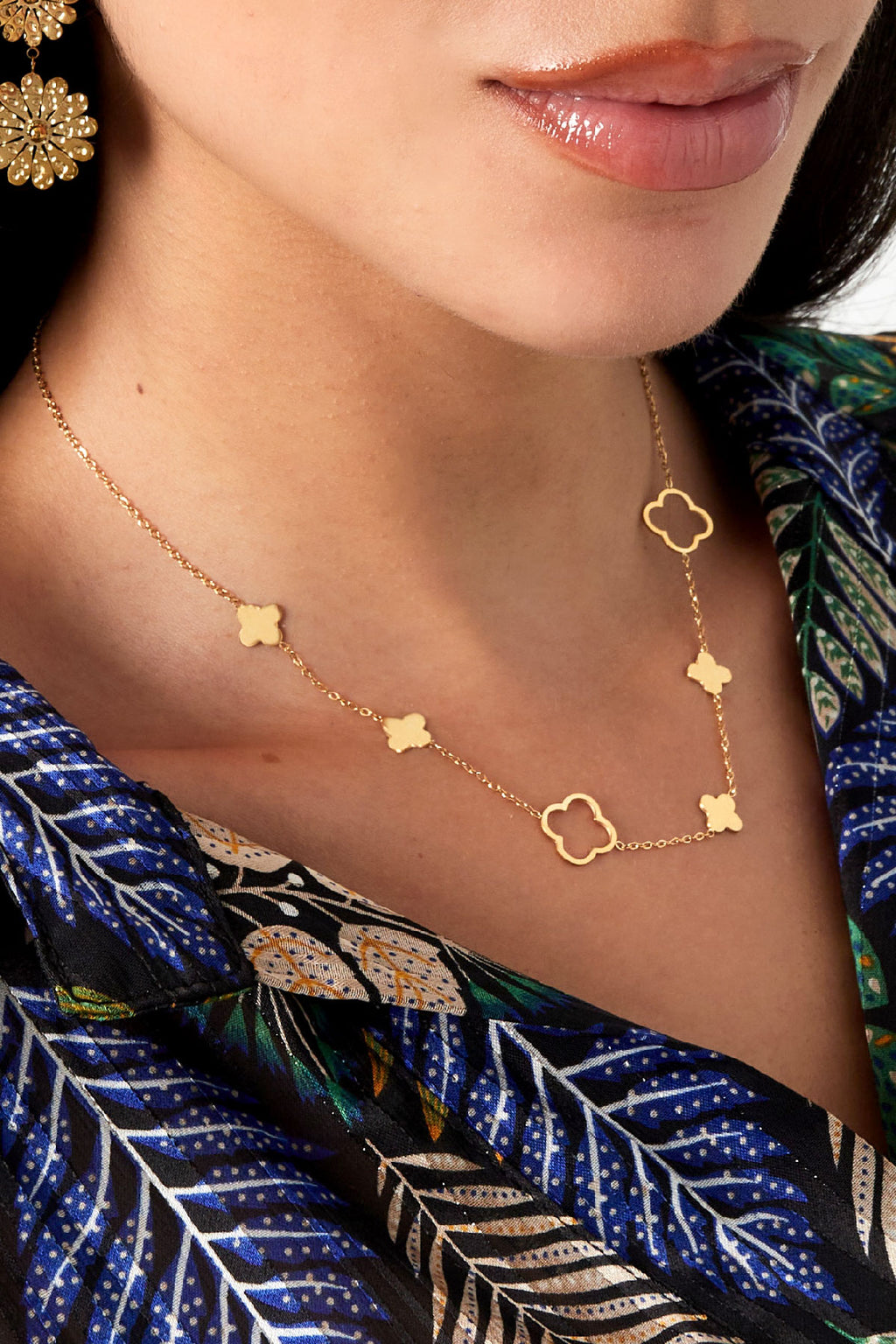 Collar diferentes tréboles