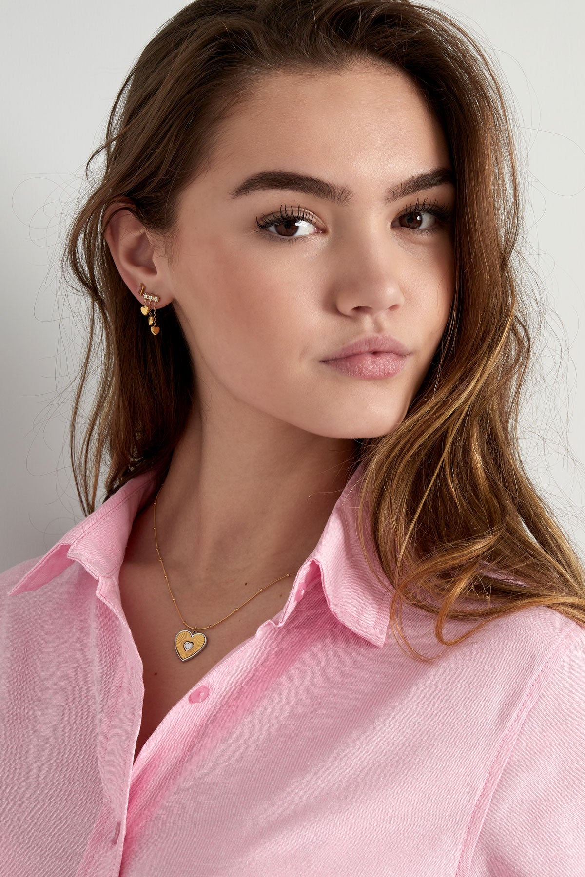 Collar amante corazón