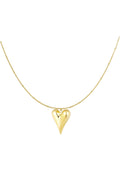 Collar con charm corazón