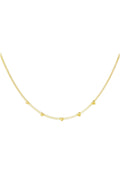Collar planos con corazones 