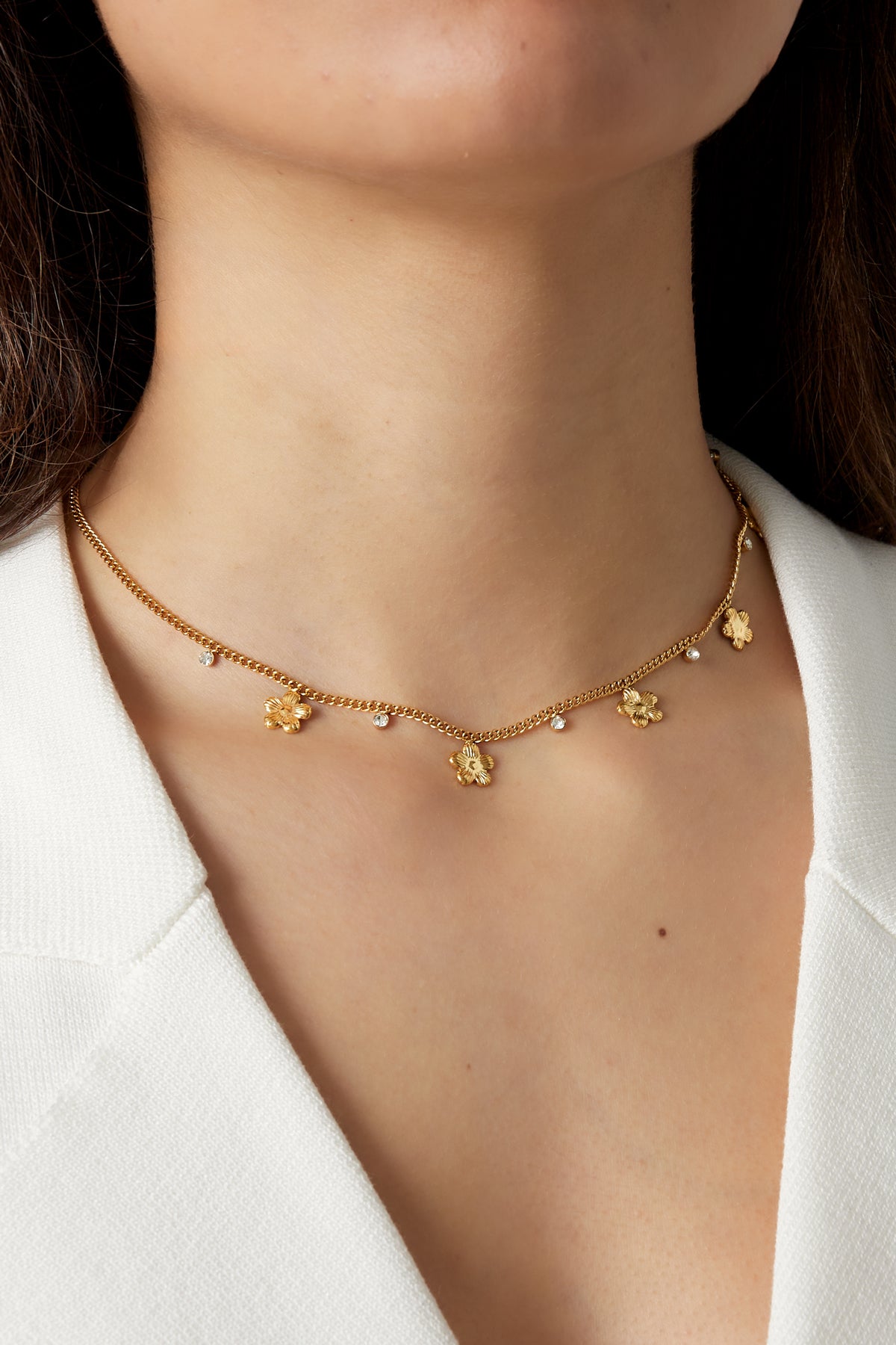 collar de flores brillantes Secondary product image