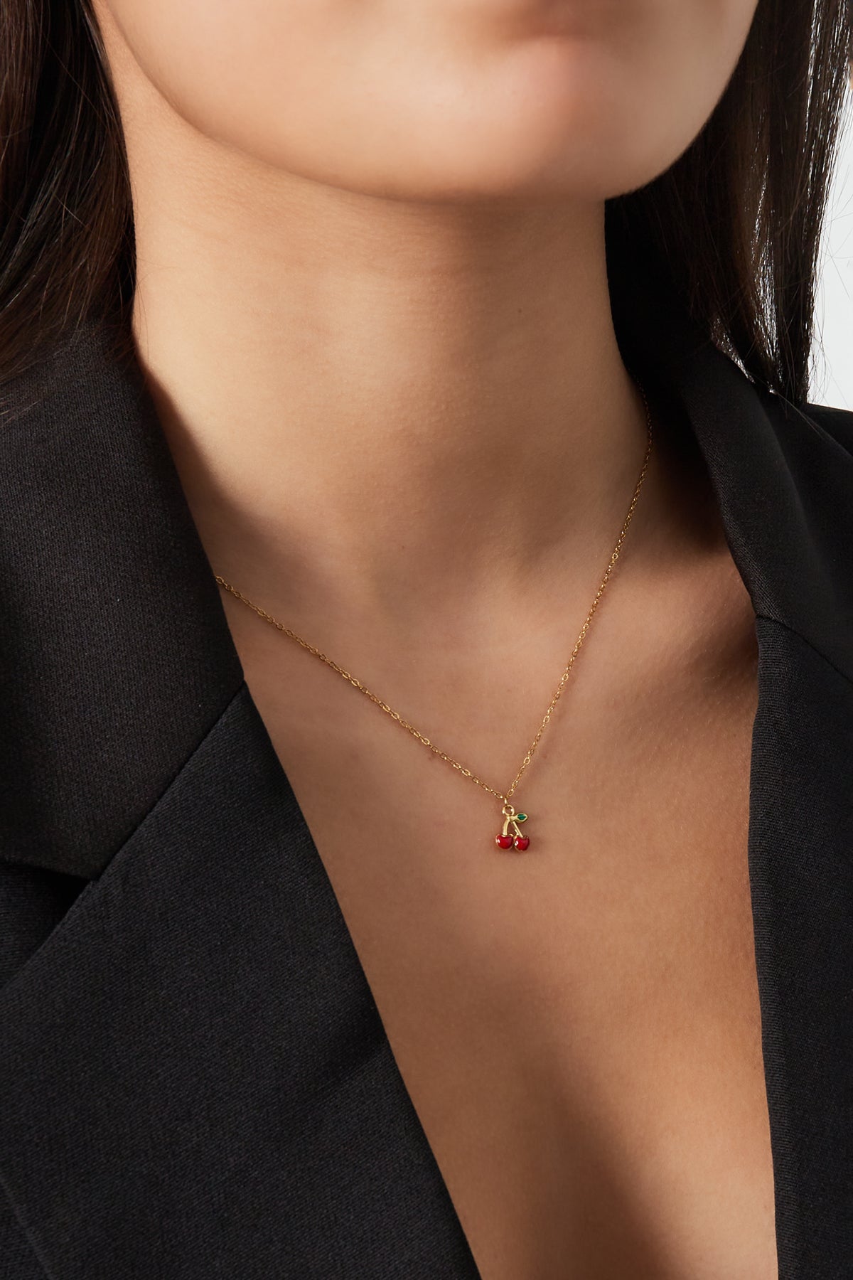 cherry love necklace Secondary product image
