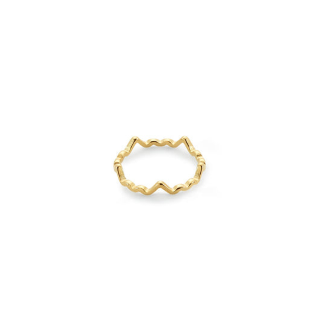 Anillo Línea Dorada