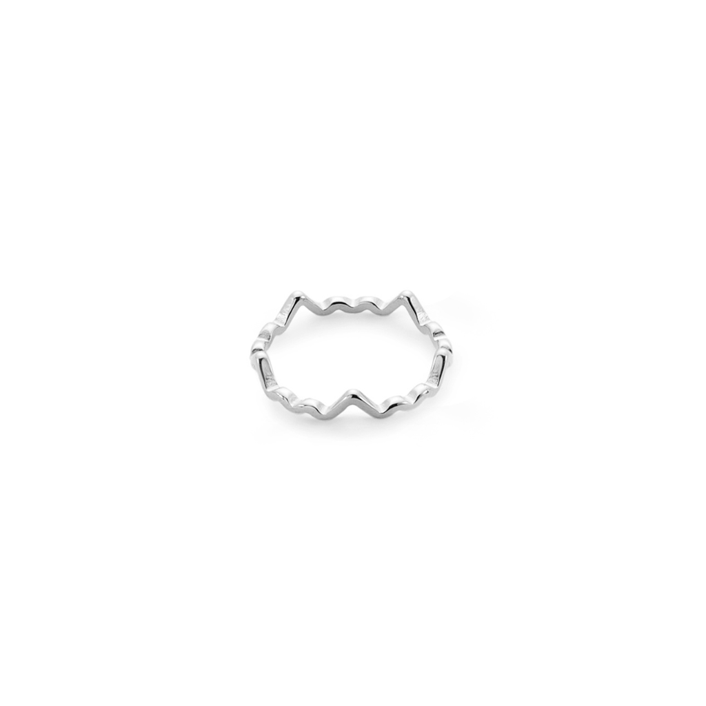 Anillo Línea Plateado