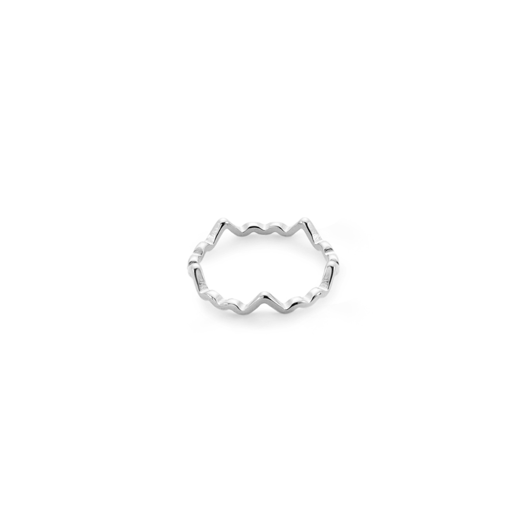 Anillo Línea Plateado