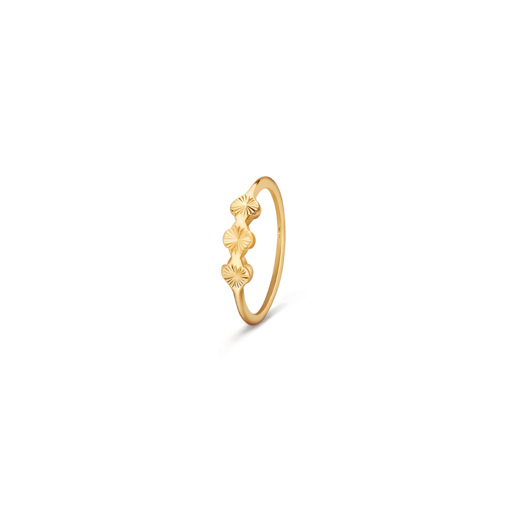 Anillo Tres Soles Dorado