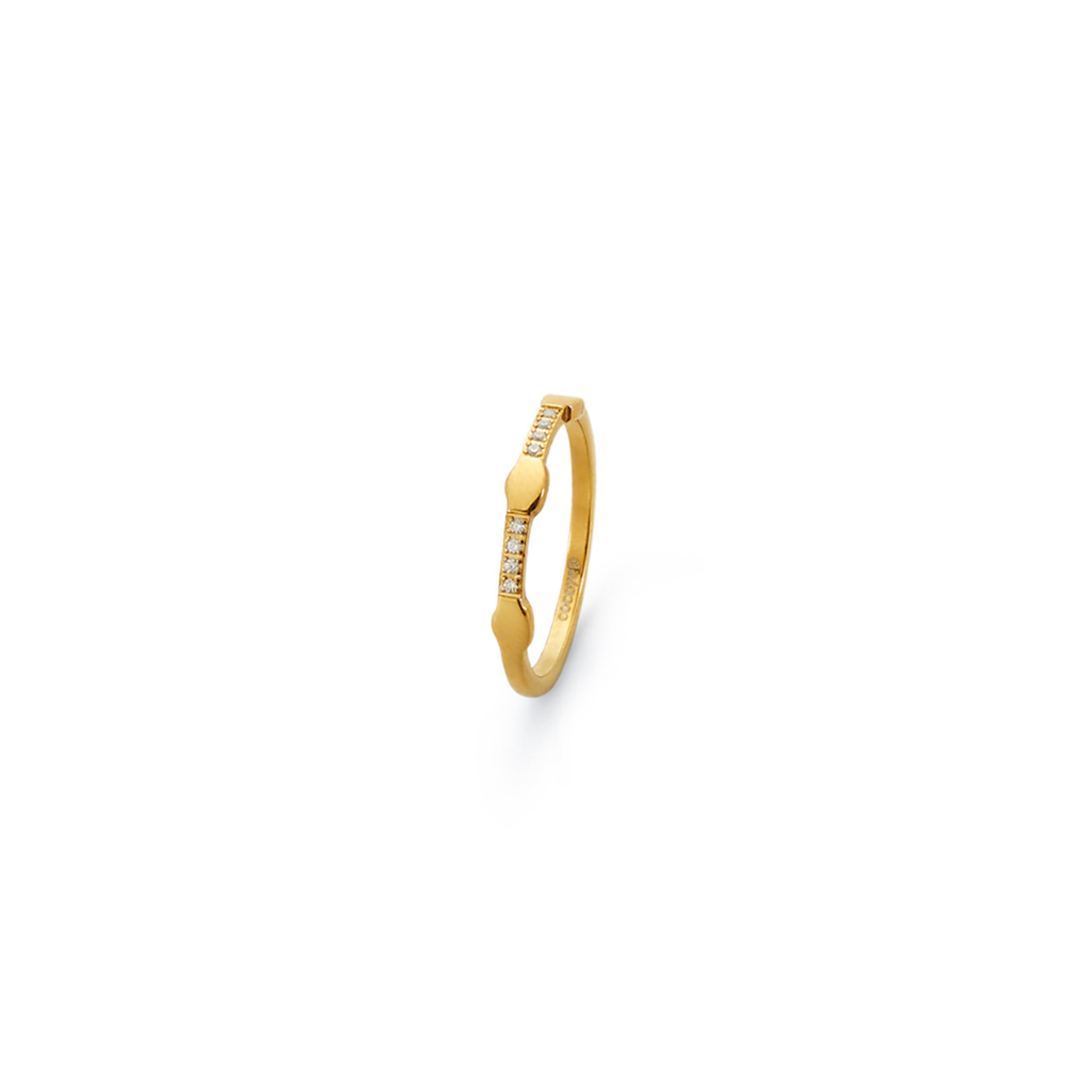 Anillo Link Brillante Dorado