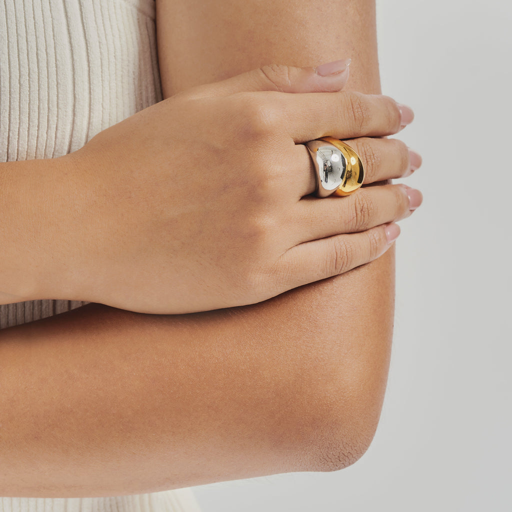 Anillo Bold Bicolor