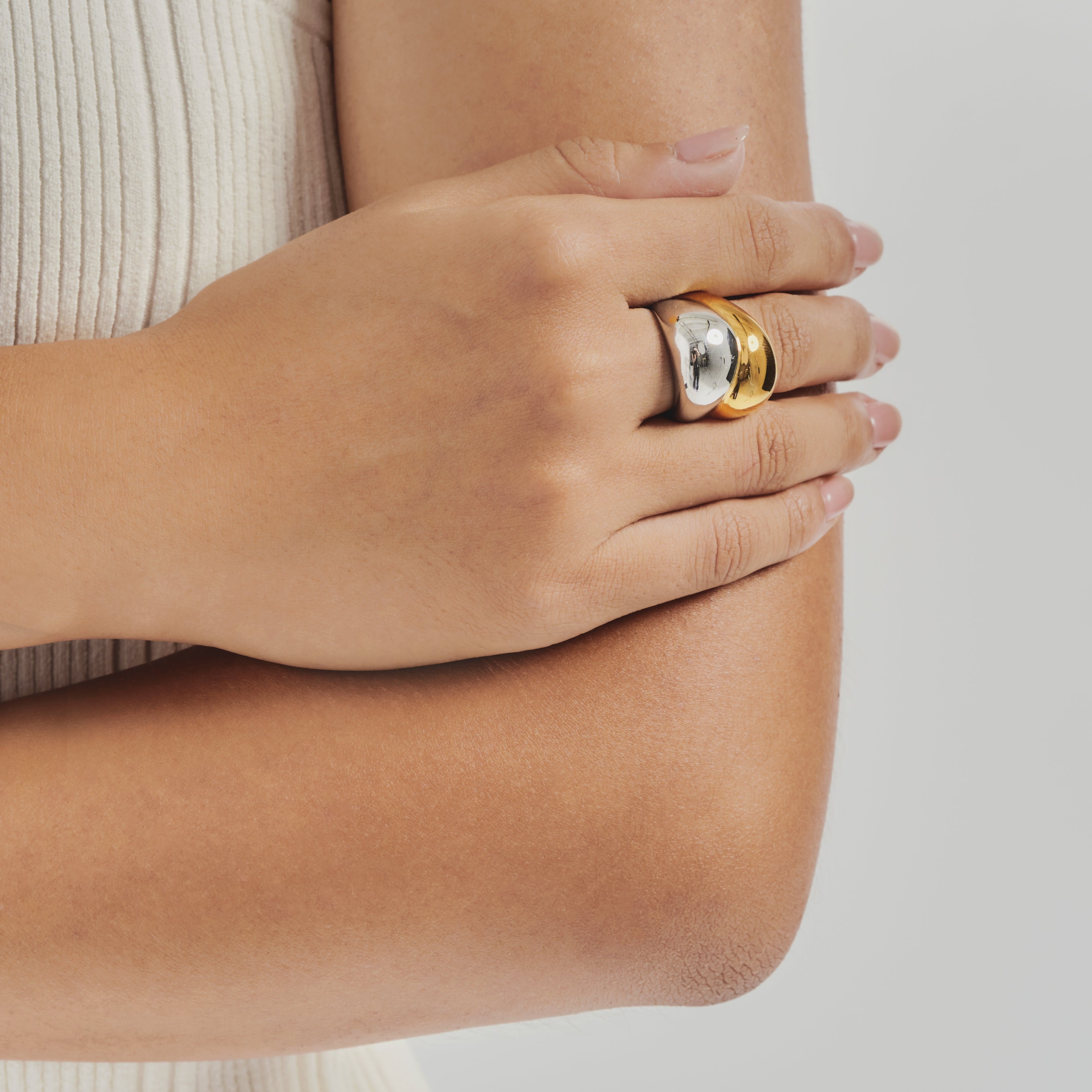 Anillo Bold Bicolor