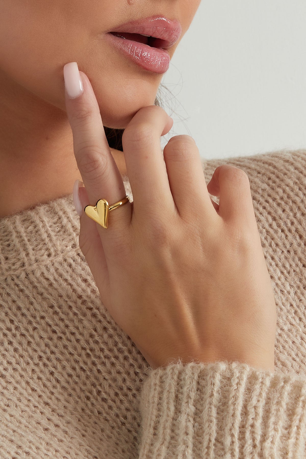 Anillo de corazón