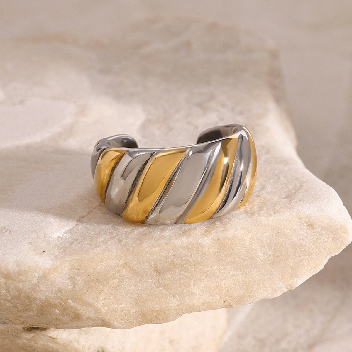 Anillo patchwork