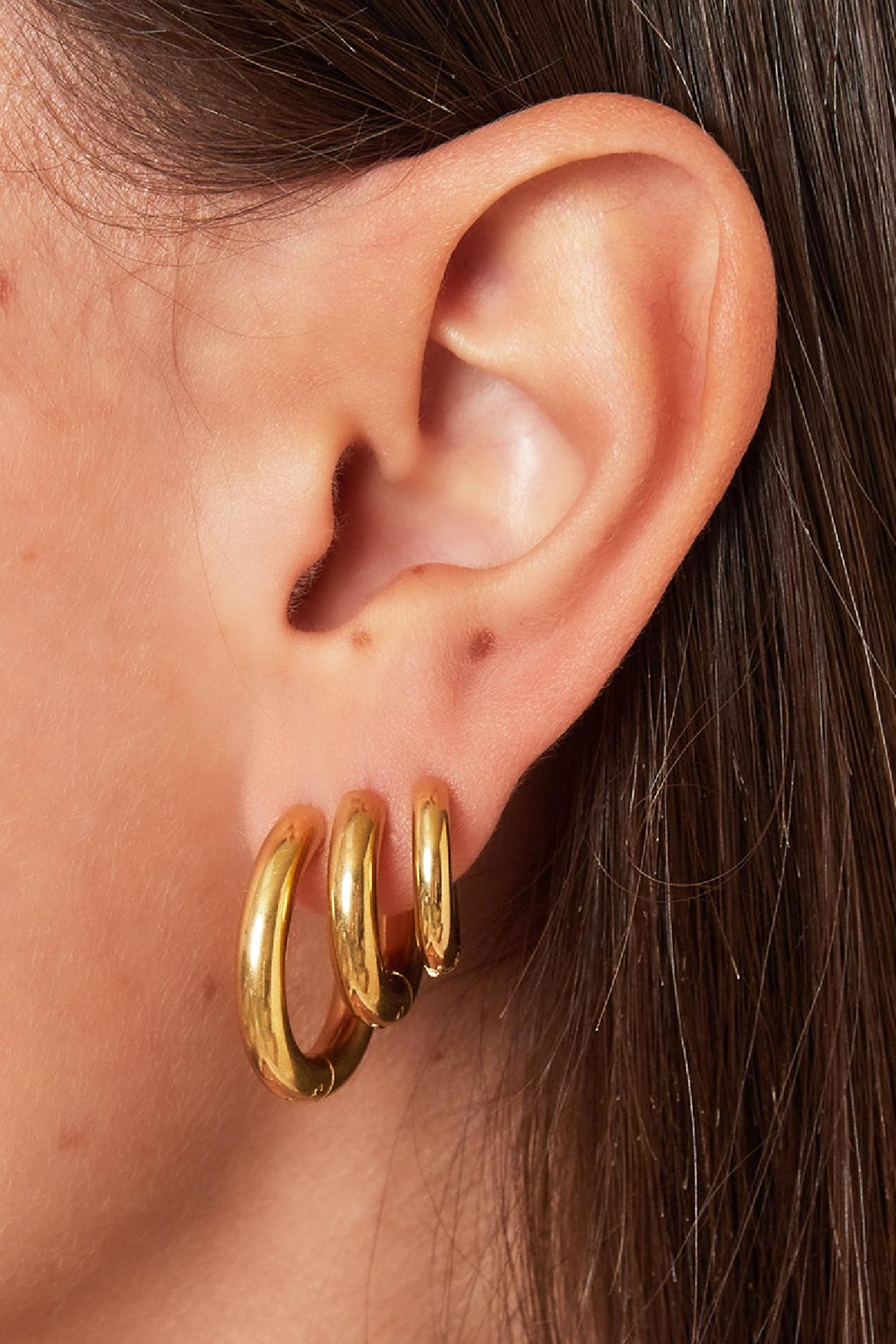 Basic Hoop Earrings - Large 