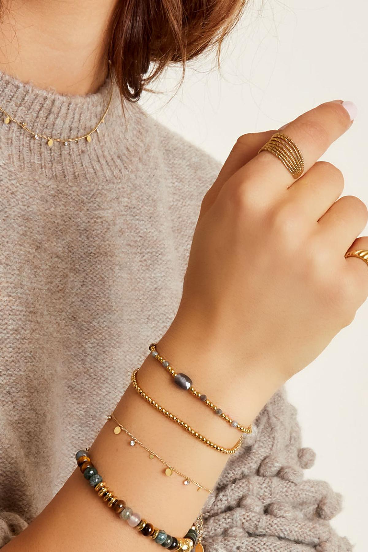 Pulsera detalles de pedrería
