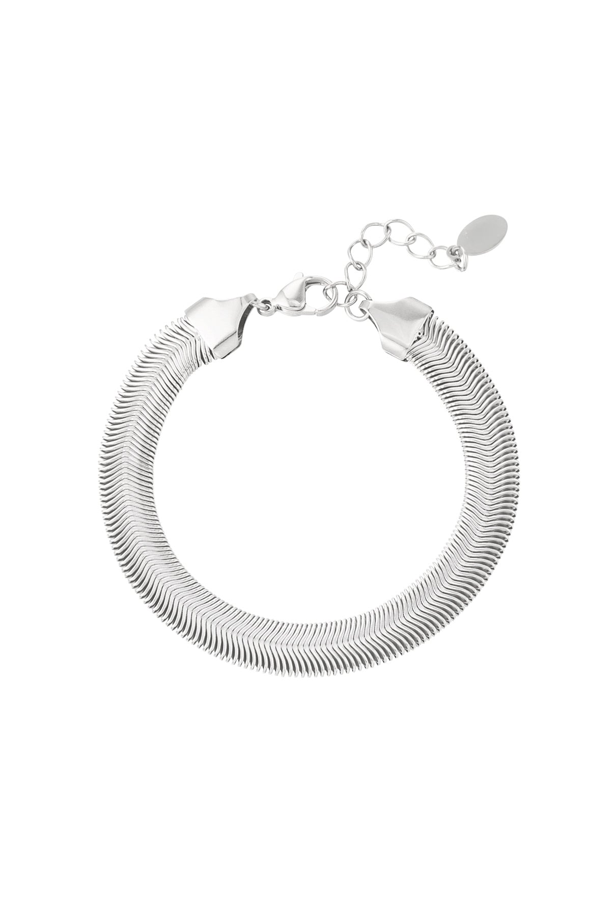 Pulsera plana con estampado