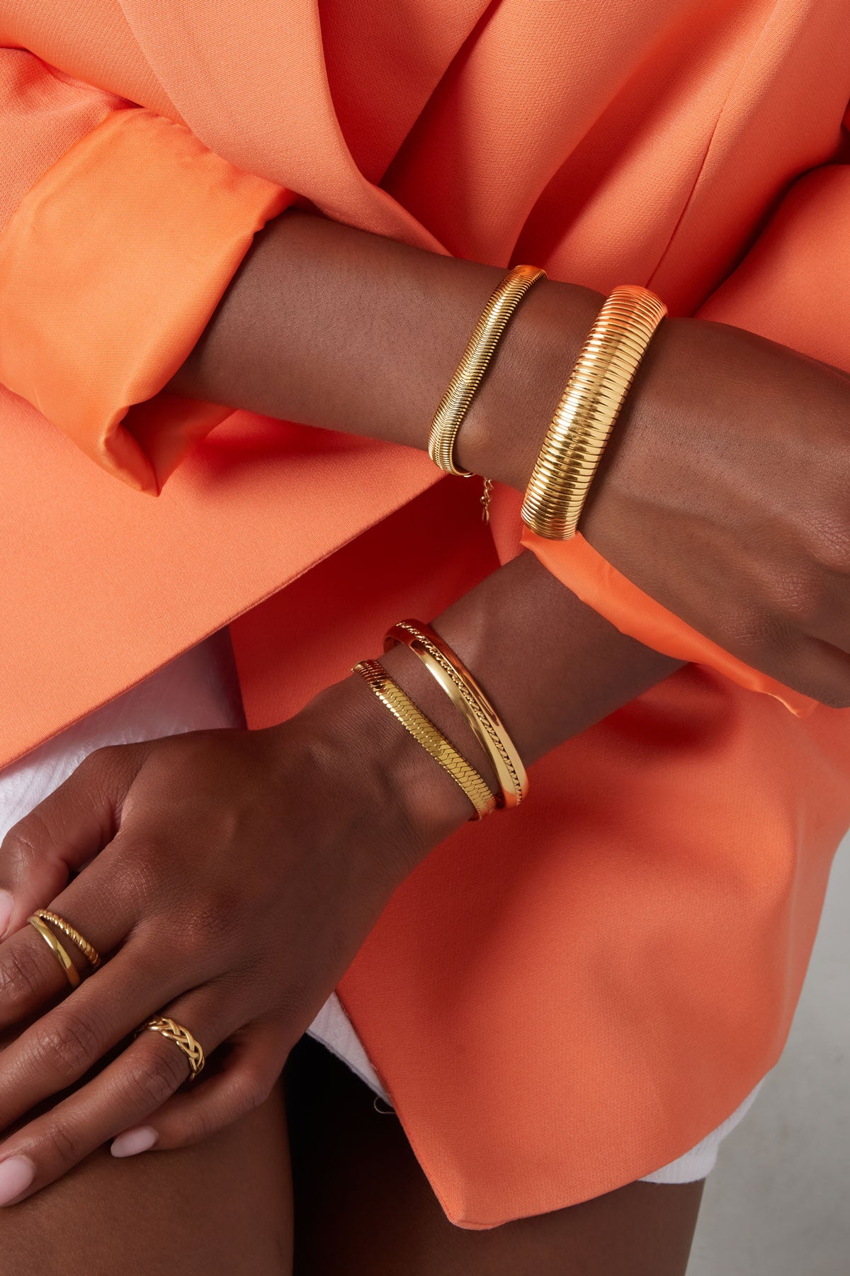 Pulsera plana con estampado