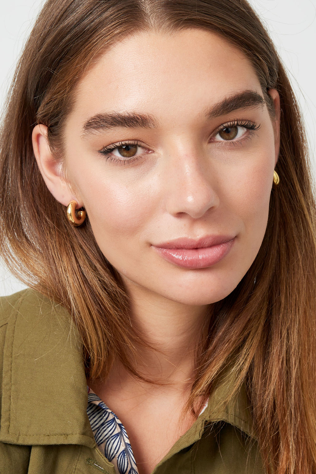 small half moon earrings