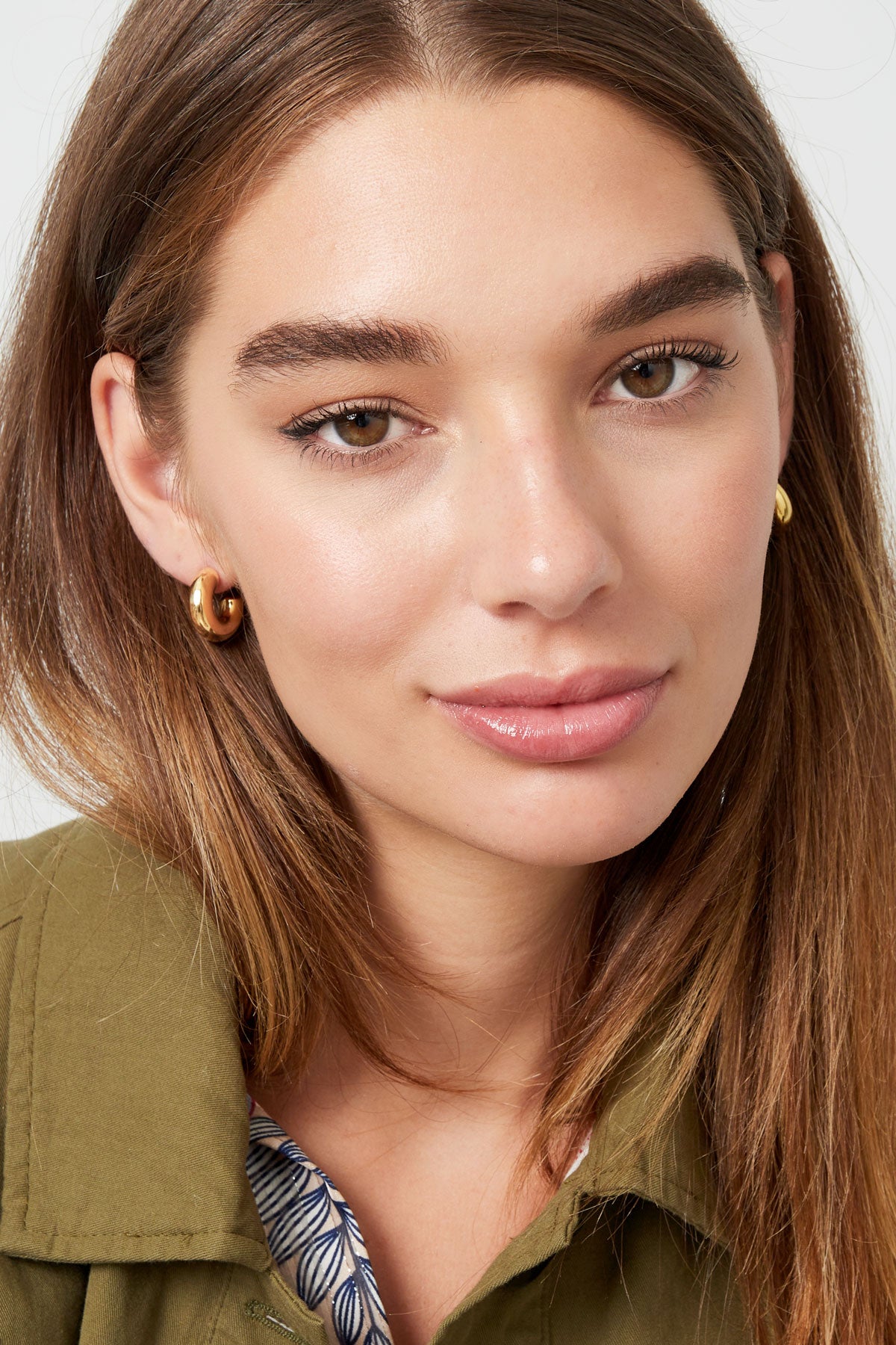 small half moon earrings