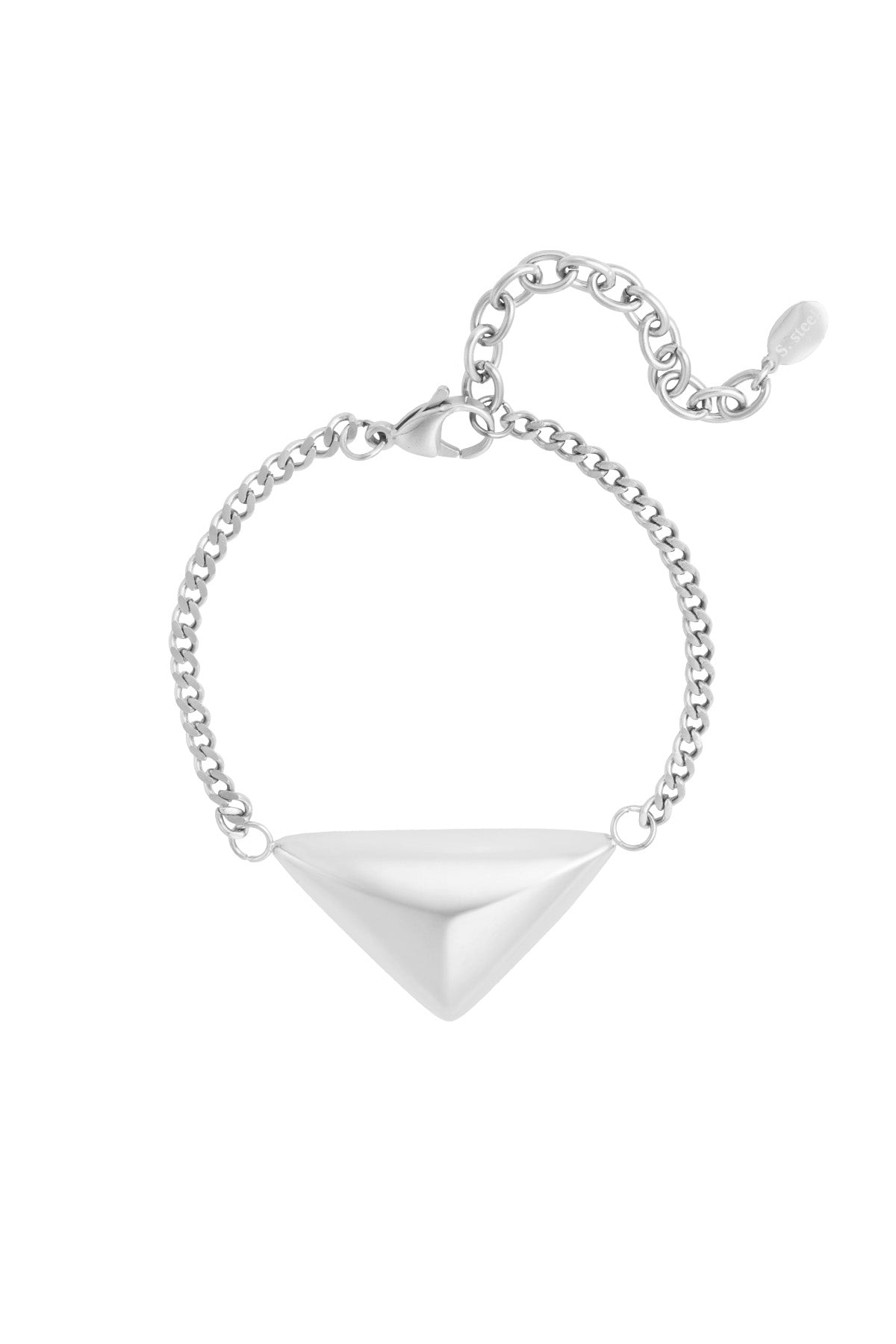 Pulsera con charm triangulo