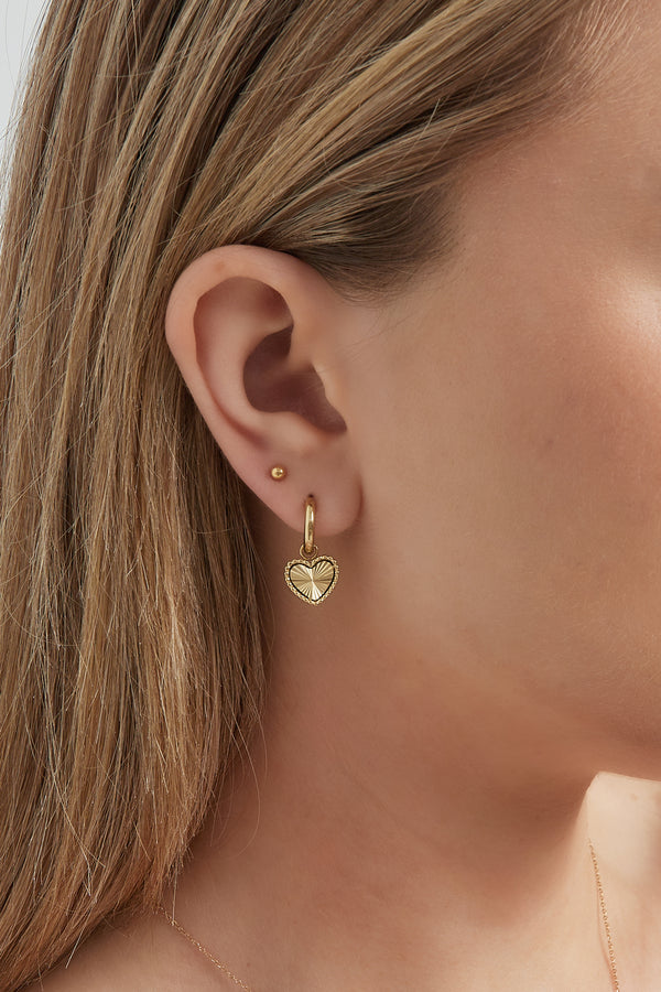 Heart earrings