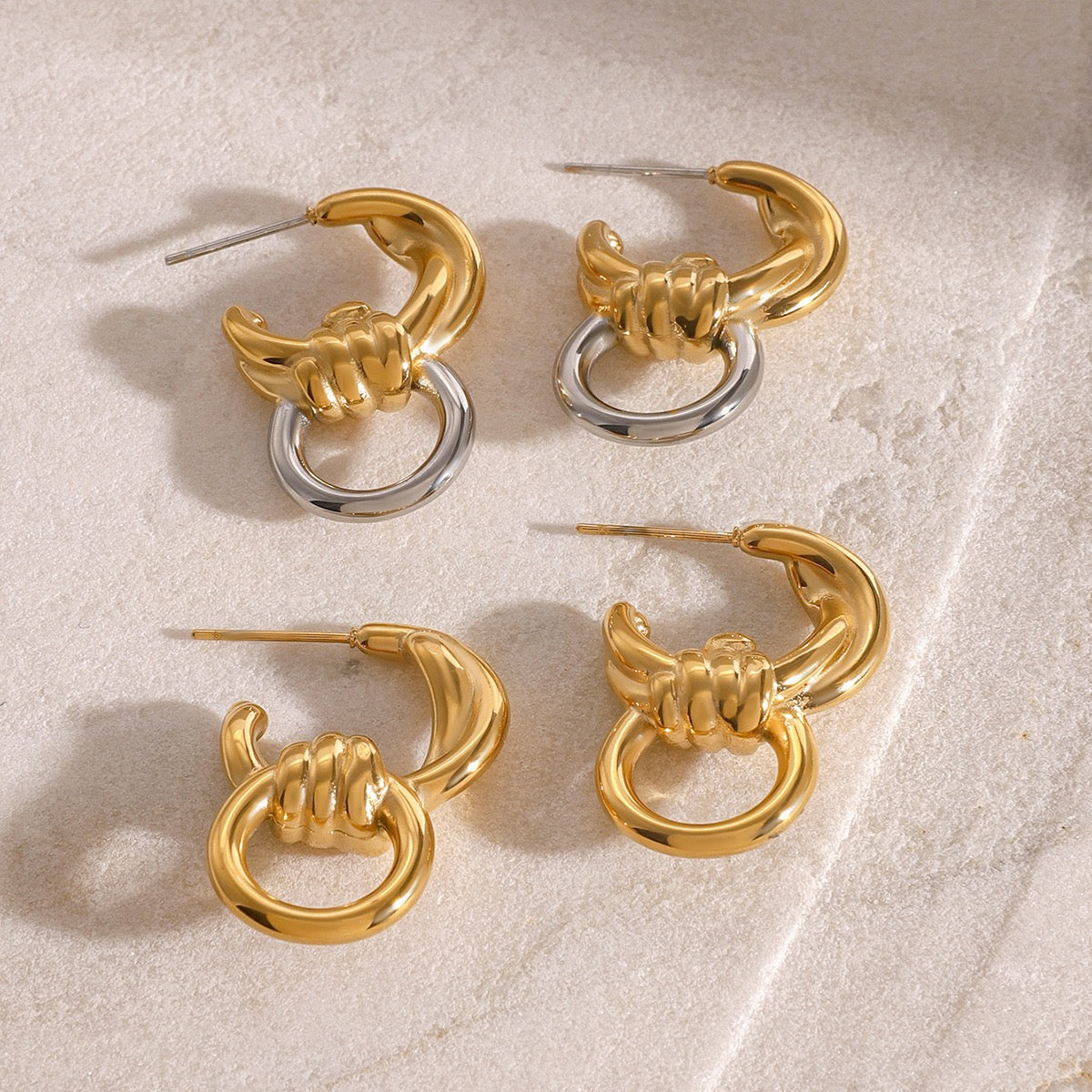 Pendientes Gara doble aro