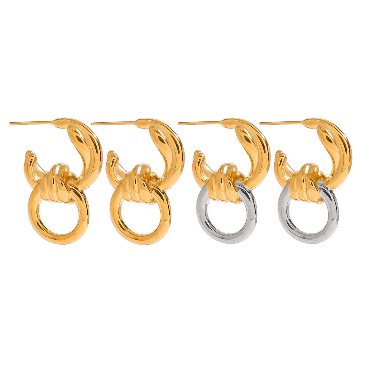 Pendientes Gara doble aro