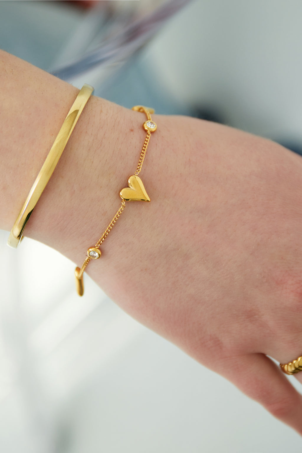 pulsera de amor resplandeciente