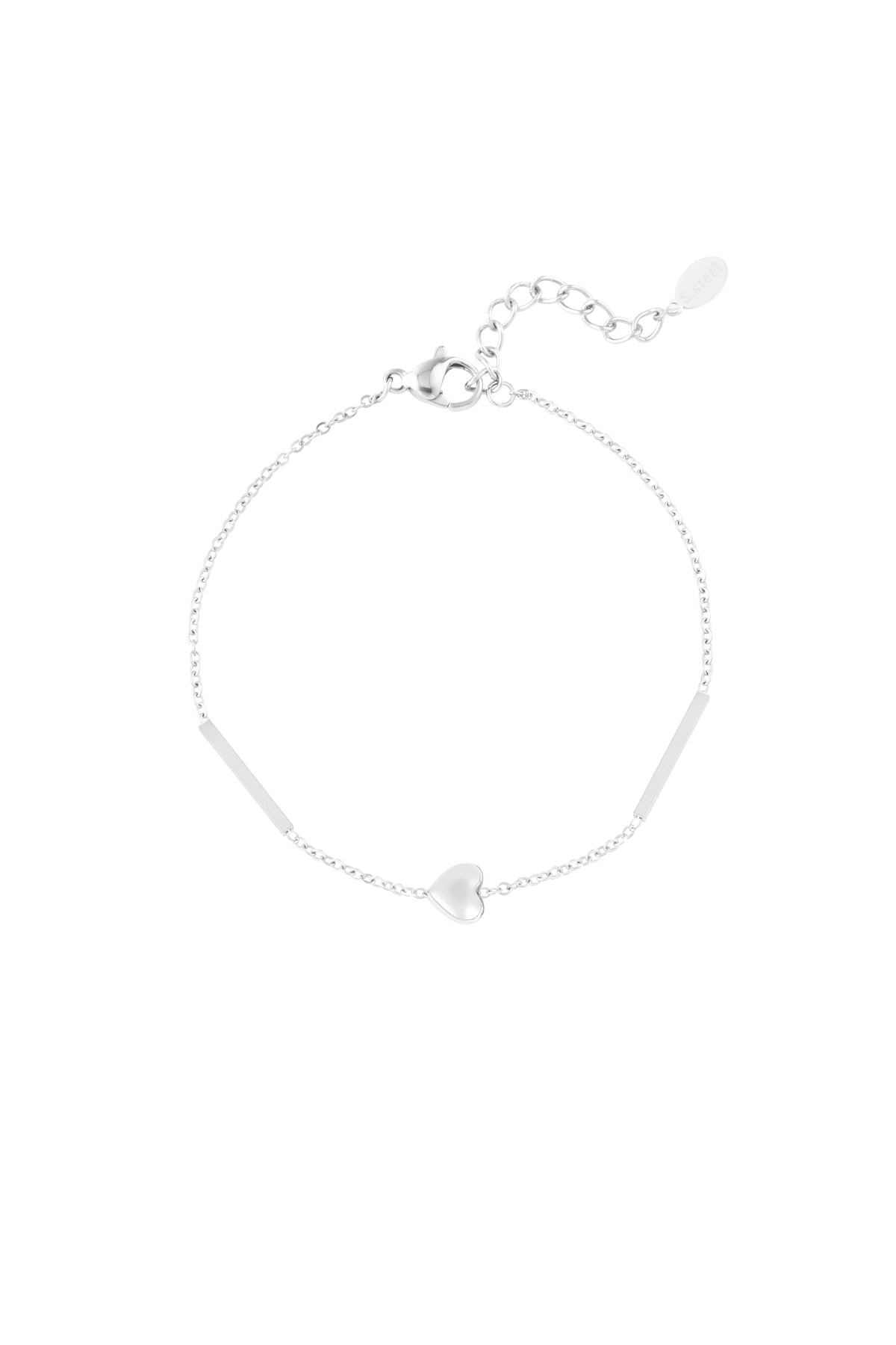 Pulsera corazón sencillo