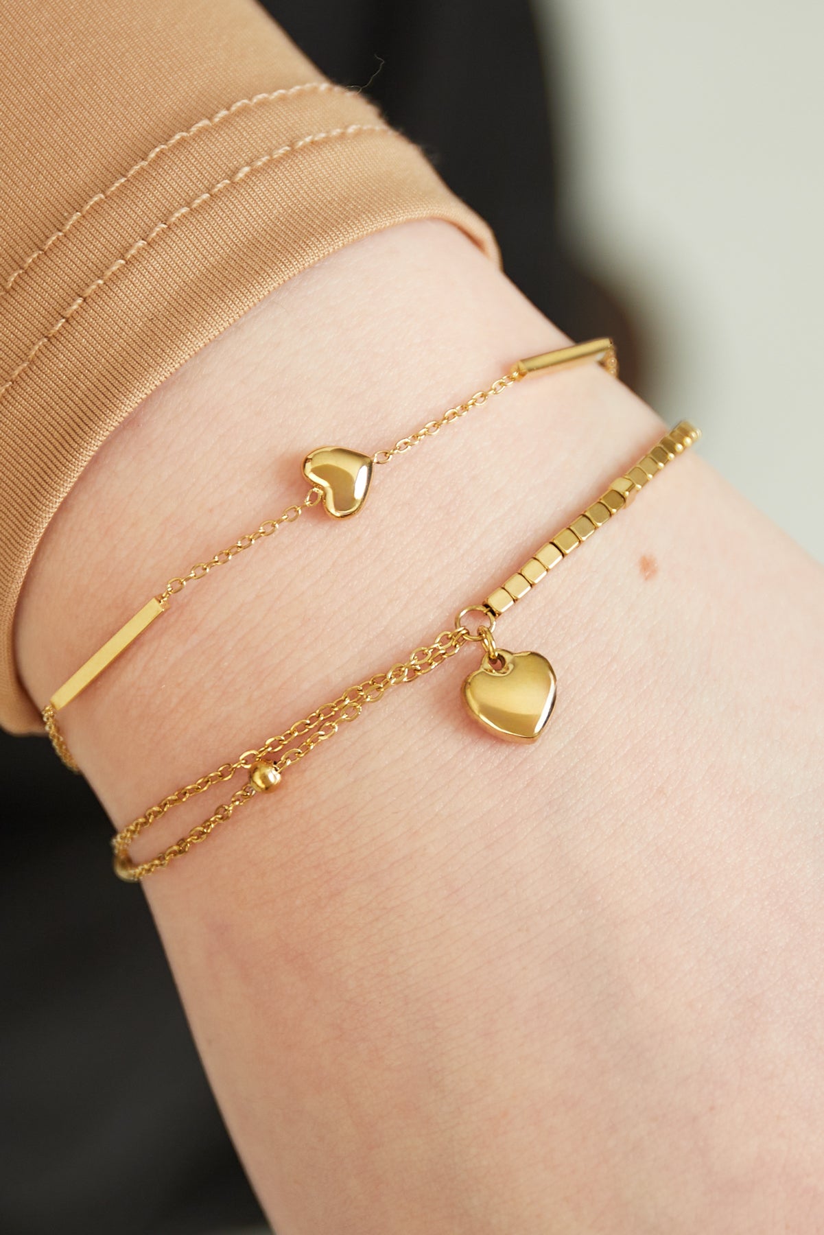Pulsera corazón sencillo