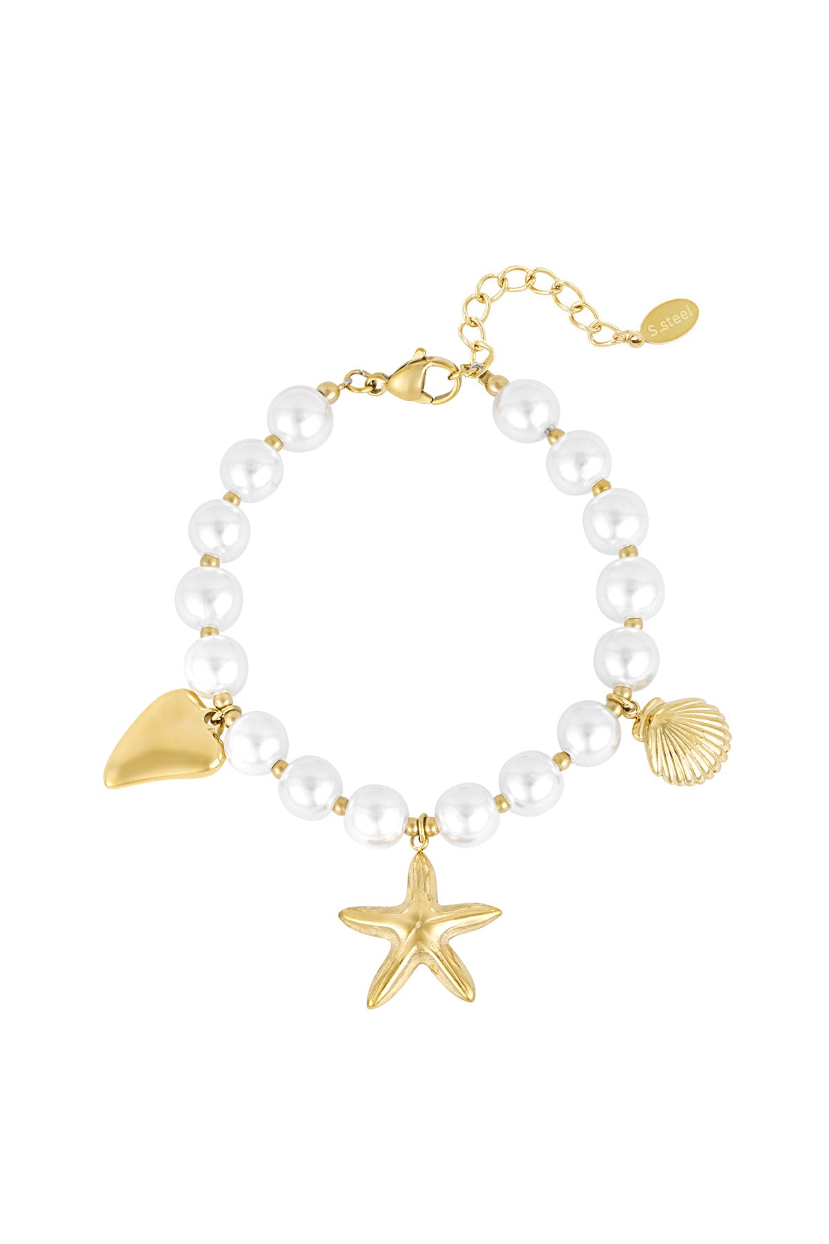 Pulsera de perlas del mar