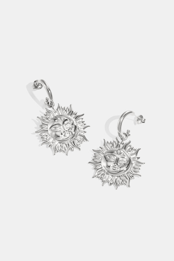 Elegant Sun-Themed Drop Earrings for Everyday Wear