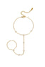 Elegant Rhinestone Hand Chain - All Fit, Daily Wear