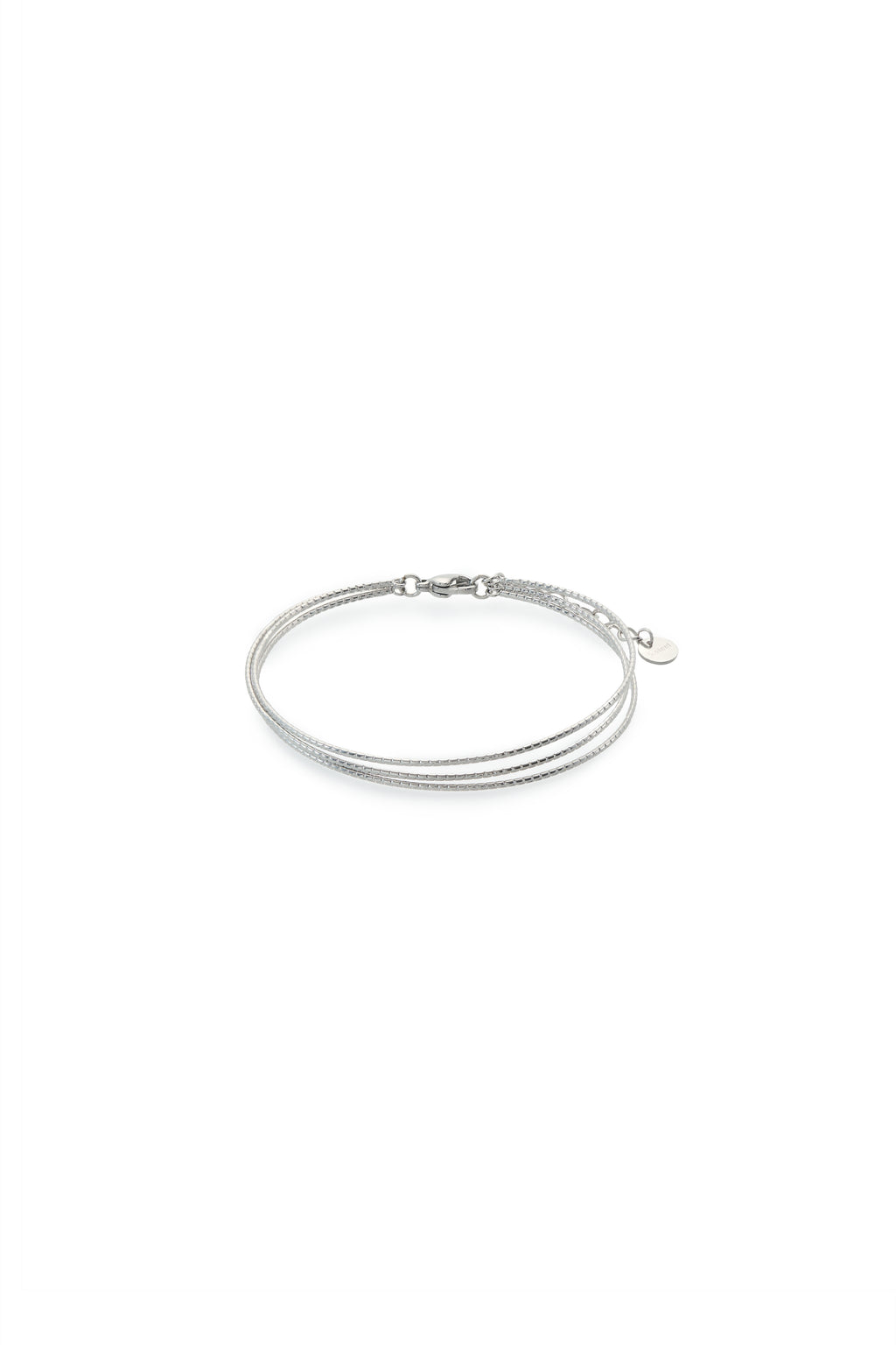 Pulsera Tres Hilos de Plata