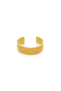 Pulsera Cuff con Lineas de Oro