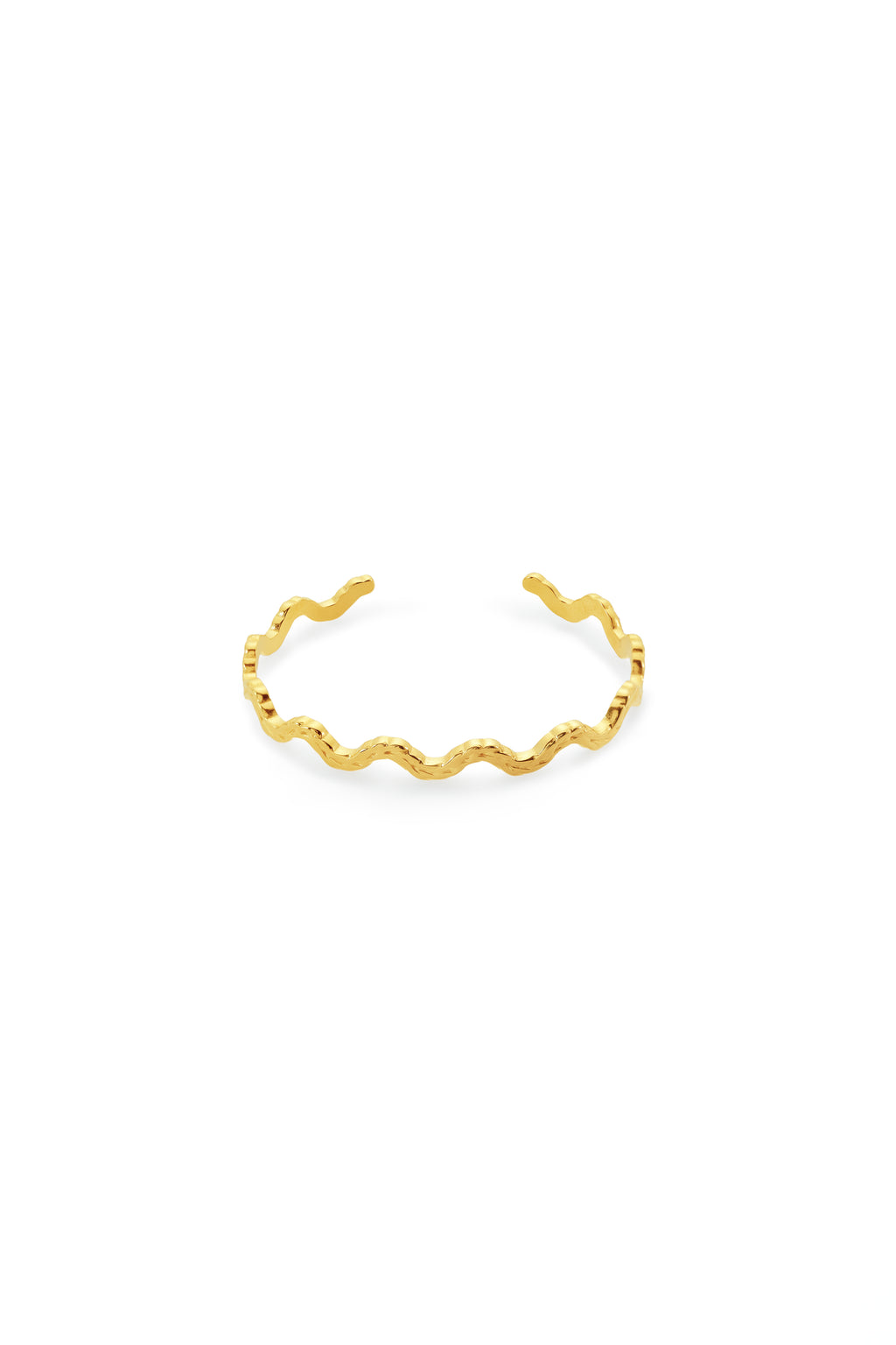 Pulsera Wave Fina de Oro