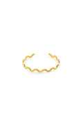 Pulsera Wave Fina de Oro