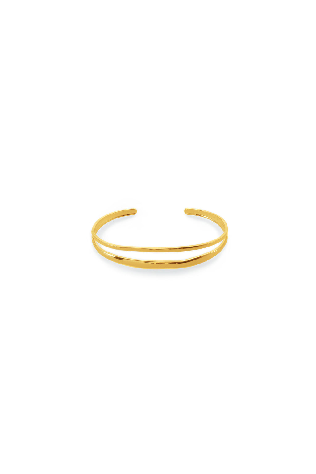 Pulsera Doble Línea de Oro